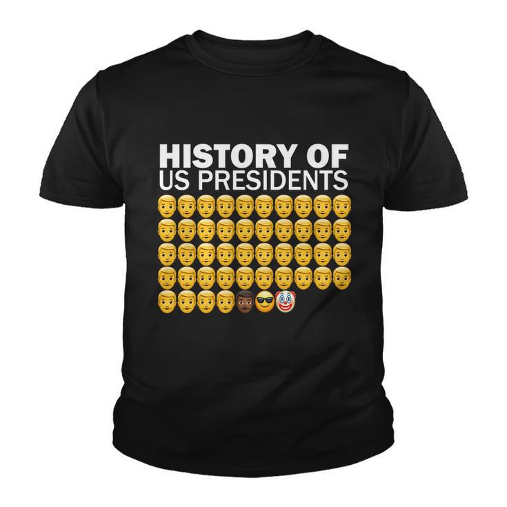 History Of Us Presidents 46Th Clown Pro Republican Tshirt Youth T-shirt