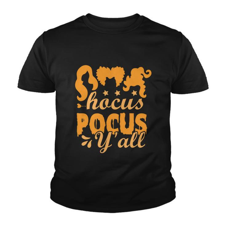 Hocus Pocus Yall Halloween Quote Youth T-shirt