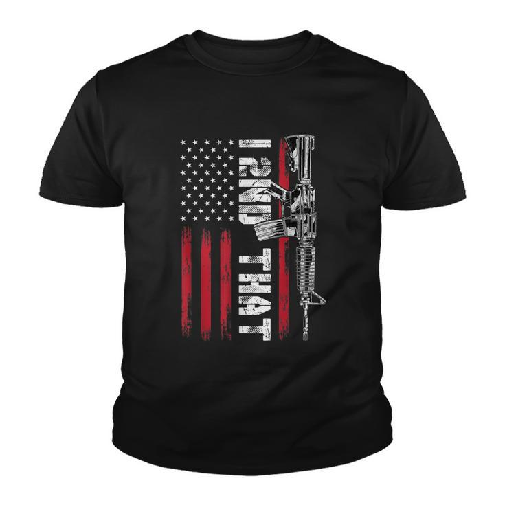 I 2Nd That Second Amendment Pro Gun American Flag Patriotic Youth T-shirt