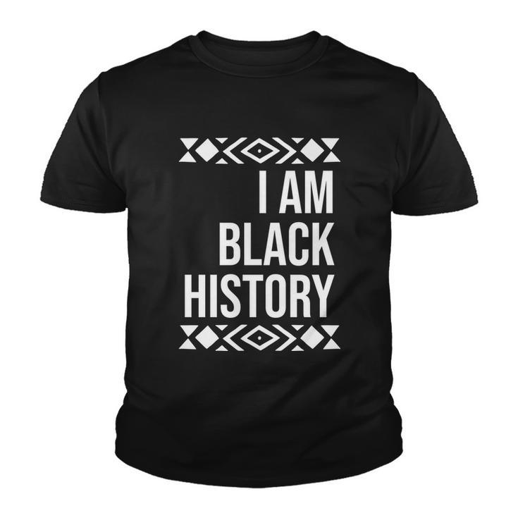I Am Black History For Black History Month Gift Graphic Design Printed Casual Daily Basic Youth T-shirt