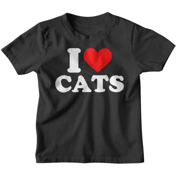 I Heart Cats  - I Heart Cats  I Love Cats  Youth T-shirt - Thegiftio
