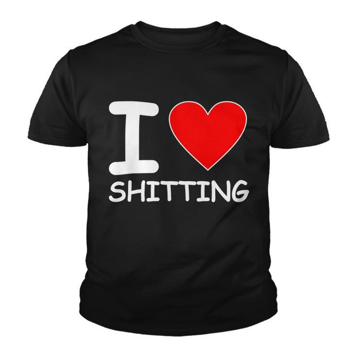I Heart Shitting Poop Youth T-shirt