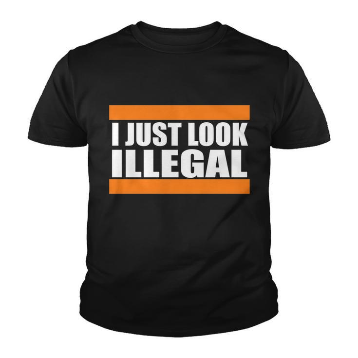 I Just Look Illegal Box Tshirt Youth T-shirt