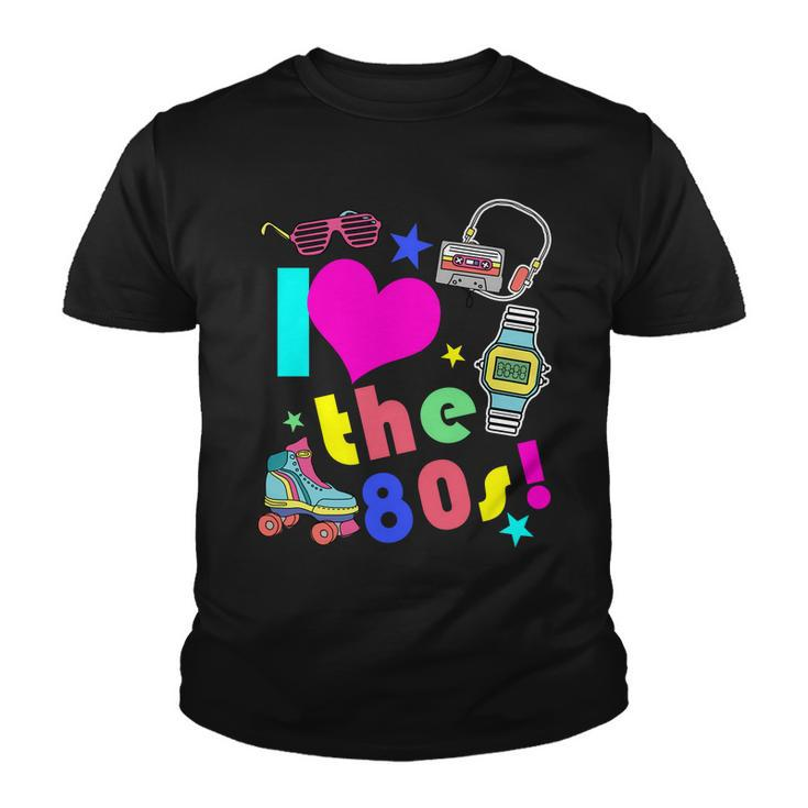 I Love The 80S Retro Party Mashup Youth T-shirt