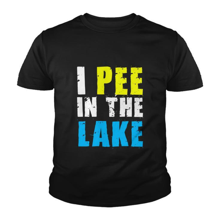 I Pee In The Lake Funny Summer Vacation V2 Youth T-shirt