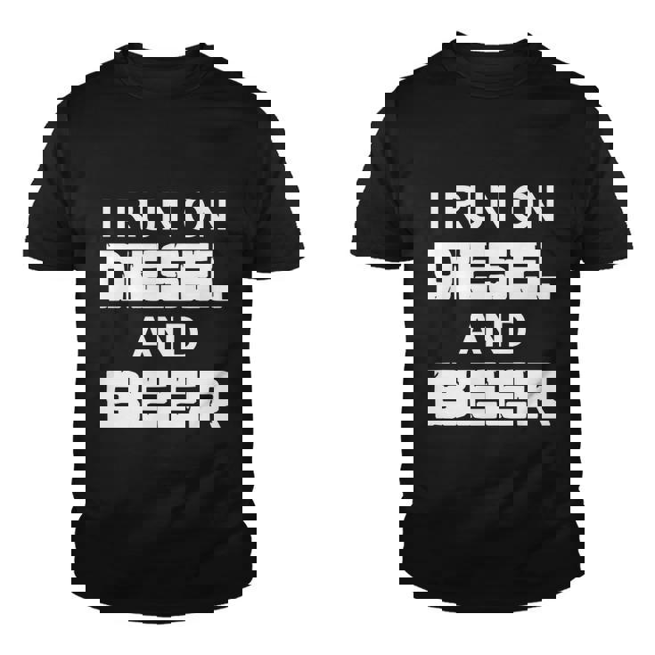 I Run On Diesel And Beer T-Shirt Truck Turbo Brothers