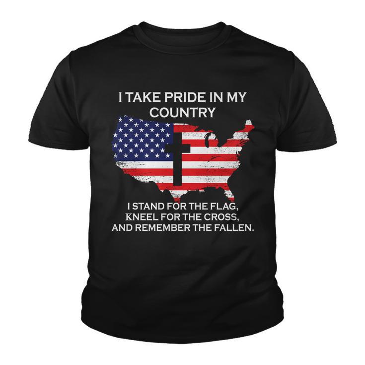 I Take Pride In My Country Usa Youth T-shirt