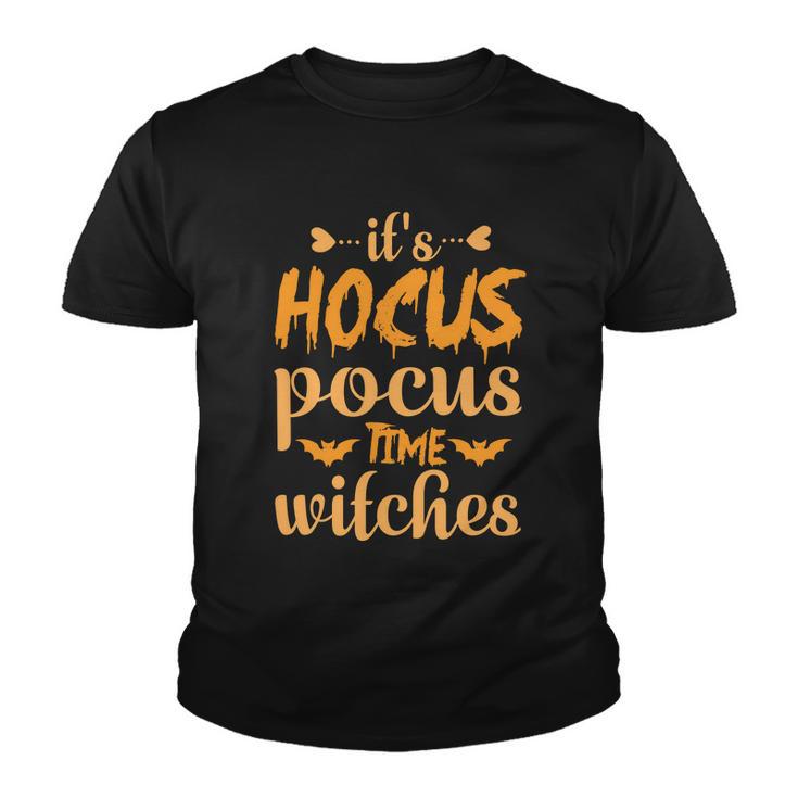 Ifs Hocus Pocus Time Witches Halloween Quote Youth T-shirt