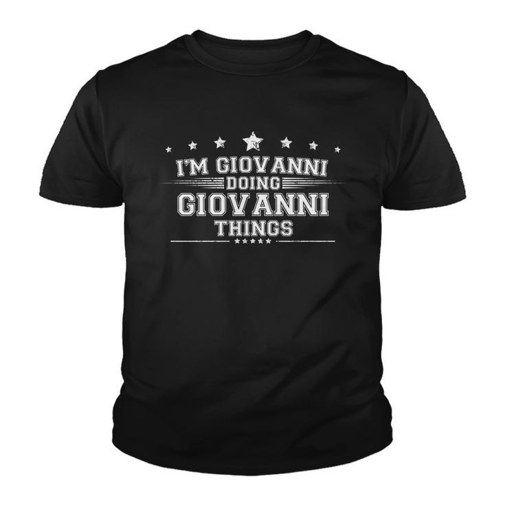 Im Giovanni Doing Giovanni Things Youth T-shirt