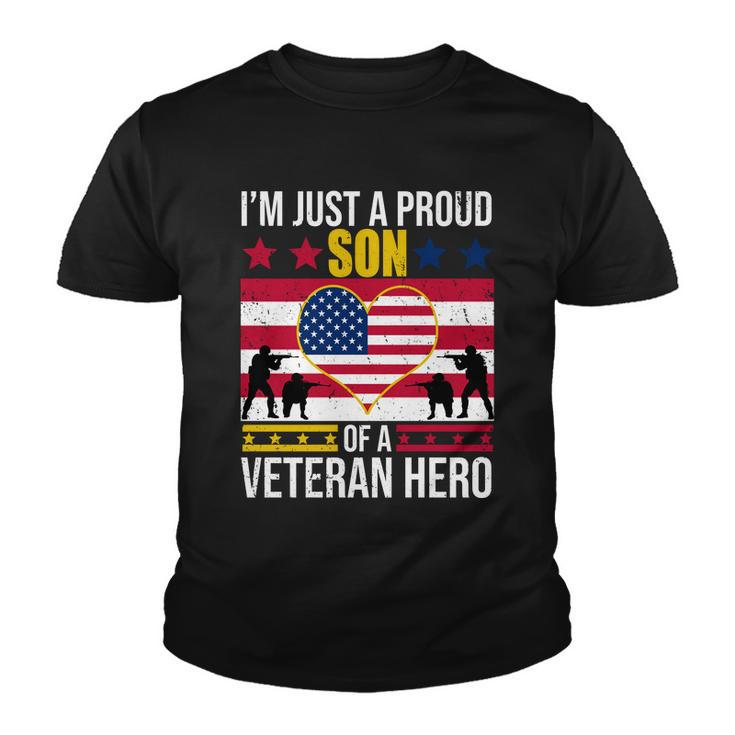 Im Just A Proud Son Of A Veteran Hero Youth T-shirt