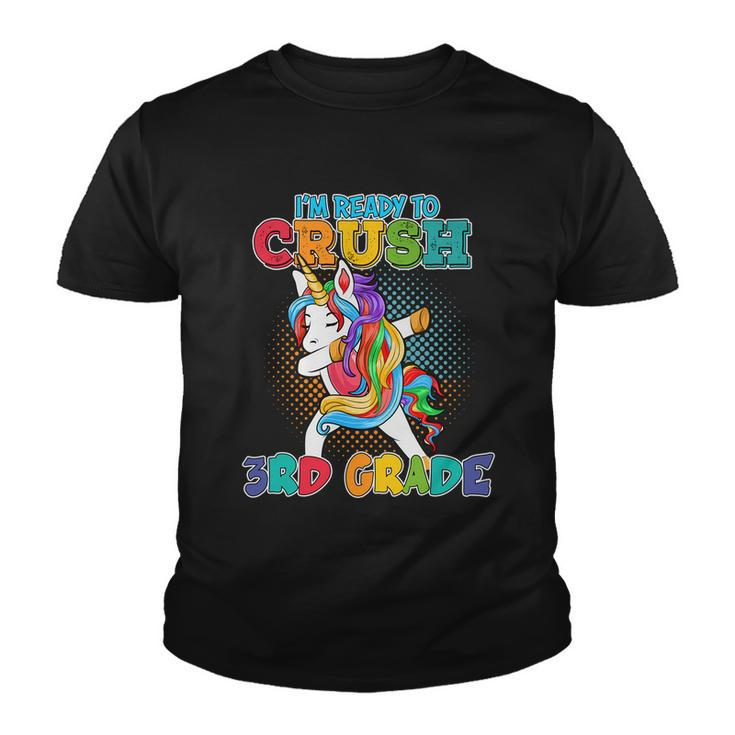 Im Ready To Crush 3Rd Grade Unicorn Back To School Youth T-shirt