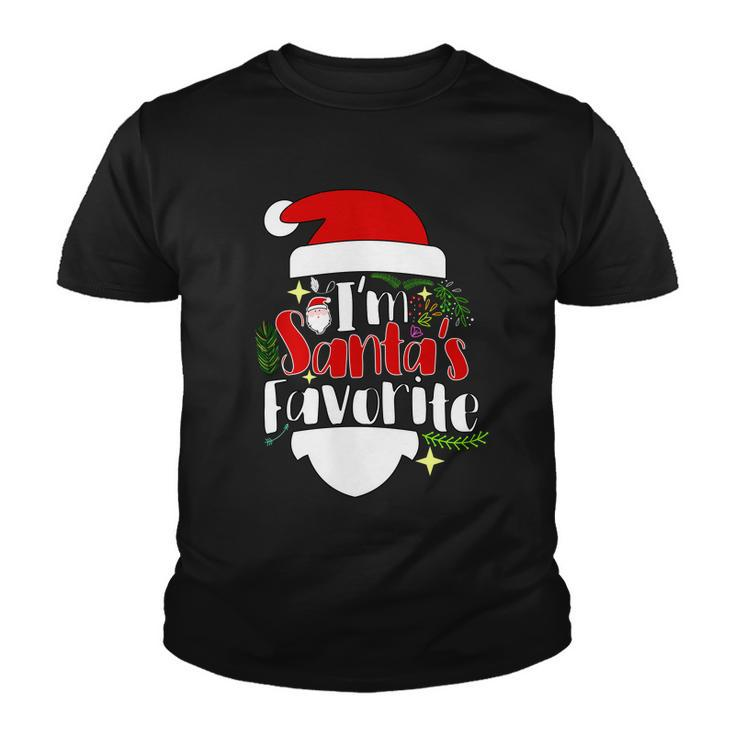 Im Santas Favorite Christmas Tshirt Youth T-shirt