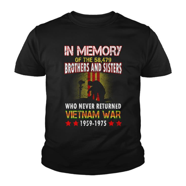 In Memory Of Vietnam Brothers And Sisters Youth T-shirt