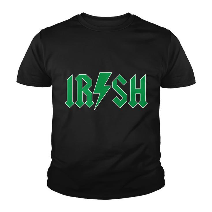 Irish Rocks Logo Music Parody St Patricks Day Youth T-shirt