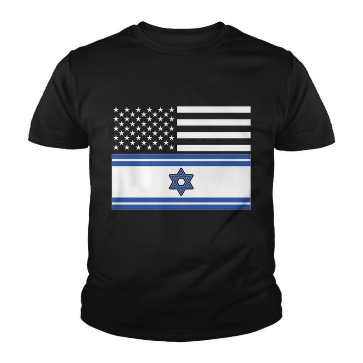 Israeli American Flag Youth T-shirt