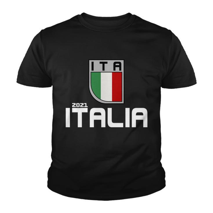 Italy Italia 2021 Football Soccer Logo Tshirt Youth T-shirt