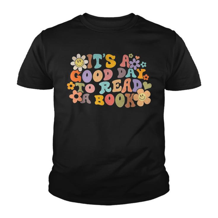 Its Good Day To Read Book Funny Library Reading Lovers   Youth T-shirt