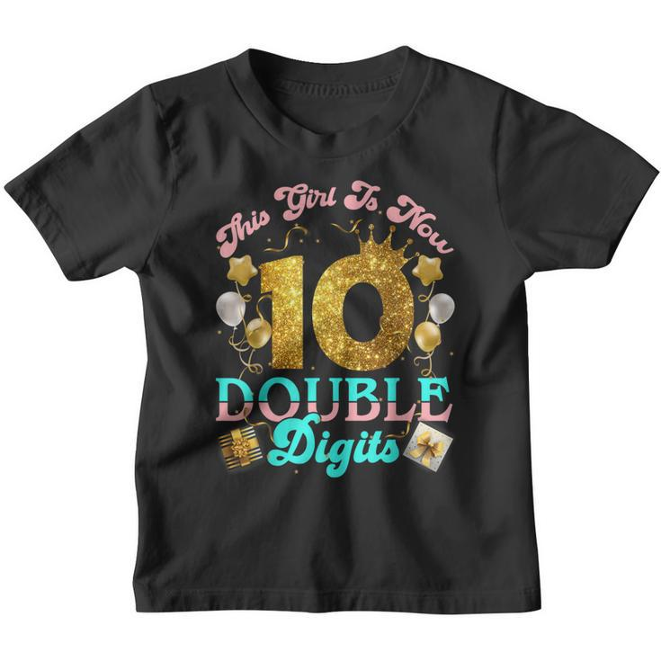 Its My 10Th Birthday - This Girl Is Now 10 Years Old Girls  Youth T-shirt