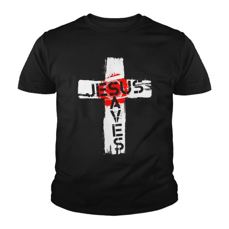 Jesus Saves V2 Youth T-shirt