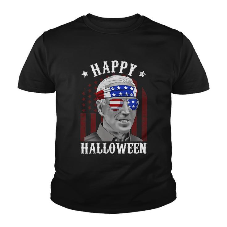 Joe Biden Happy Halloween Funny 4Th Of July V2 Youth T-shirt