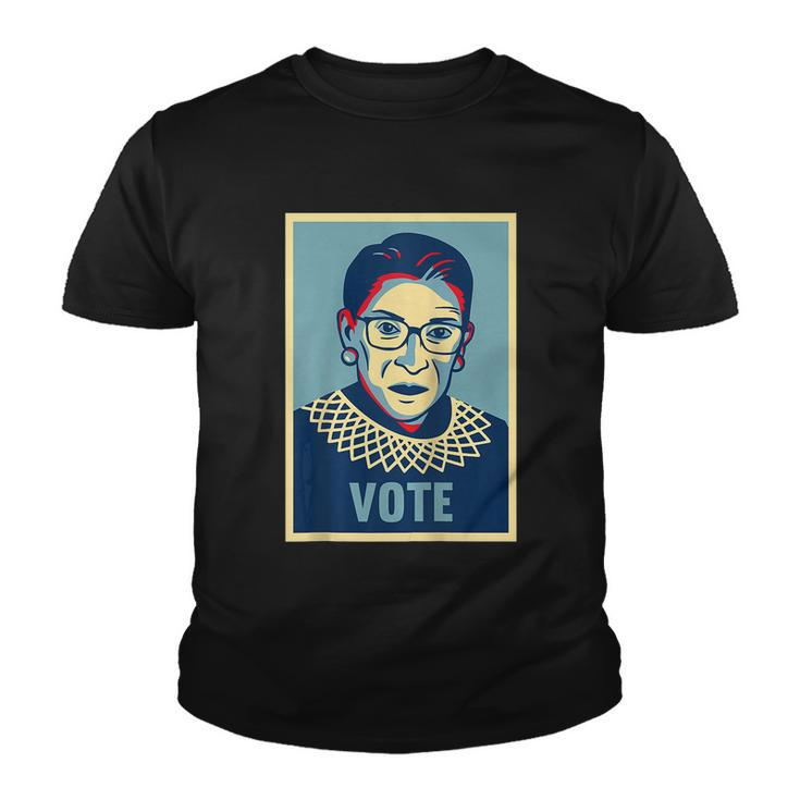 Jusice Ruth Bader Ginsburg Rbg Vote Voting Election Youth T-shirt