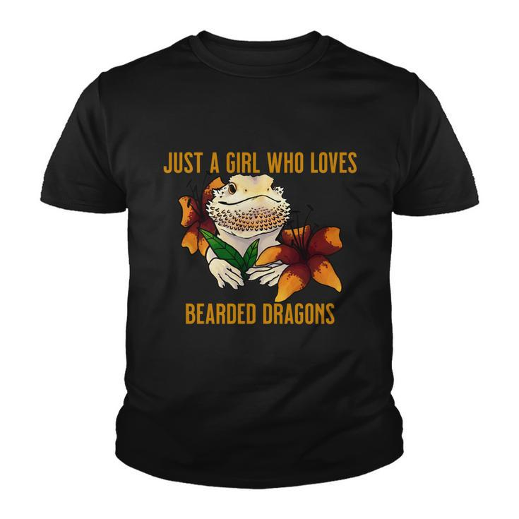 Just A Girl Who Loves Bearded Dragons Youth T-shirt