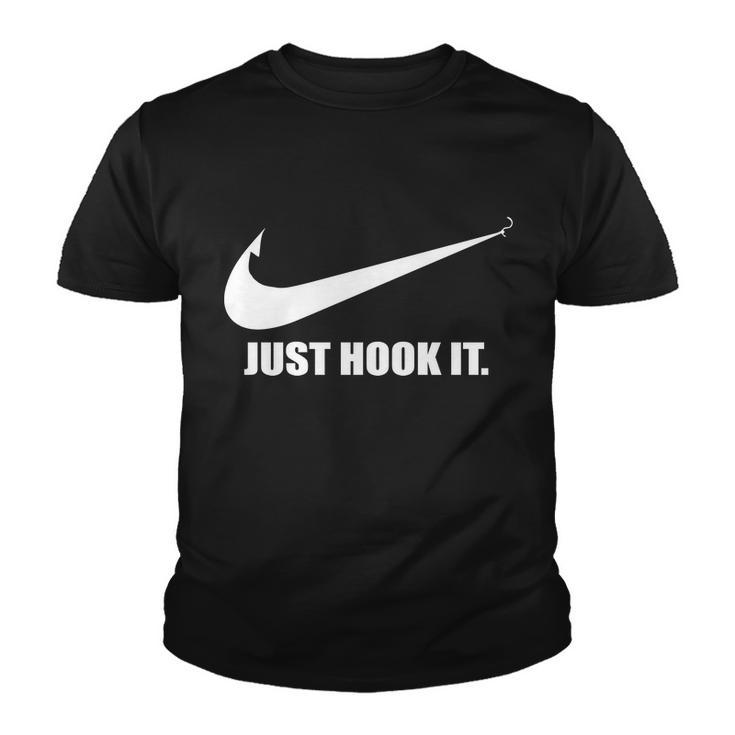 Just Hook It Funny Fishing Tshirt Youth T-shirt