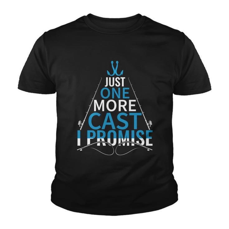 Just One More Cast I Promise V2 Youth T-shirt