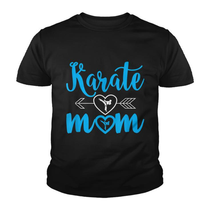 Karate Mom Funny Proud Karate Mom Graphic Design Printed Casual Daily Basic Youth T-shirt
