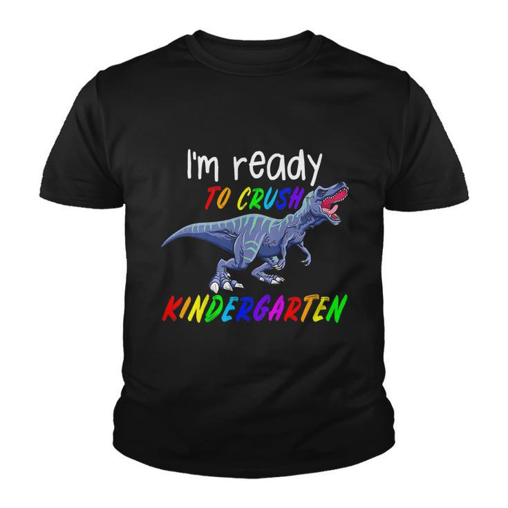 Kids 1St Day Of Kindergarten Trex Dinosaur Gift Kids Youth T-shirt