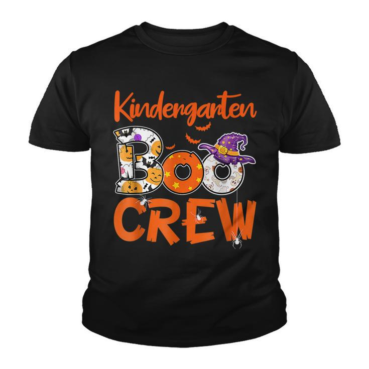 Kindergarten Boo Crew Teachers Students Halloween Costume  Youth T-shirt