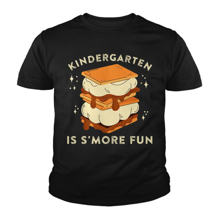 Kindergarten Is Smore Fun Camping Campfire Kids Teachers   Youth T-shirt
