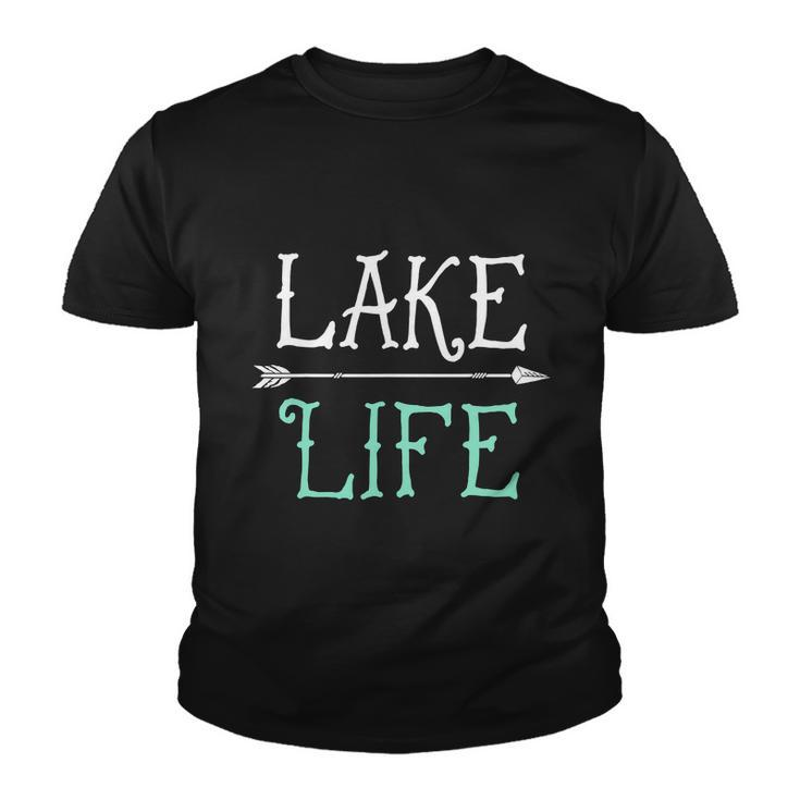 Lake Life Fishing Boating Sailing Funny Youth T-shirt