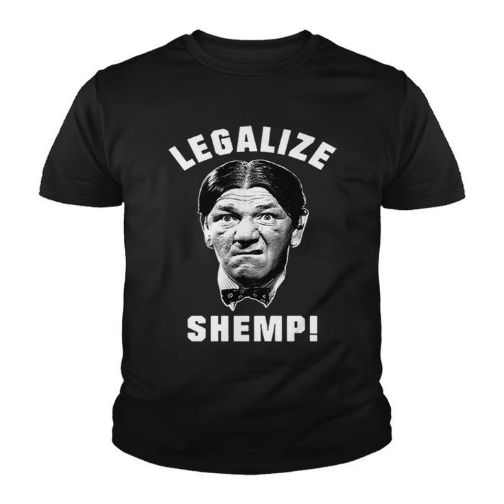 Legalize Shemp Three Stooges Tshirt Youth T-shirt