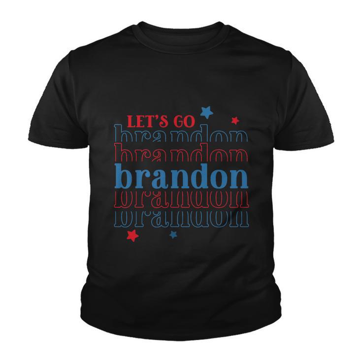 Lets Go Brandon Conservative Us Flag Youth T-shirt