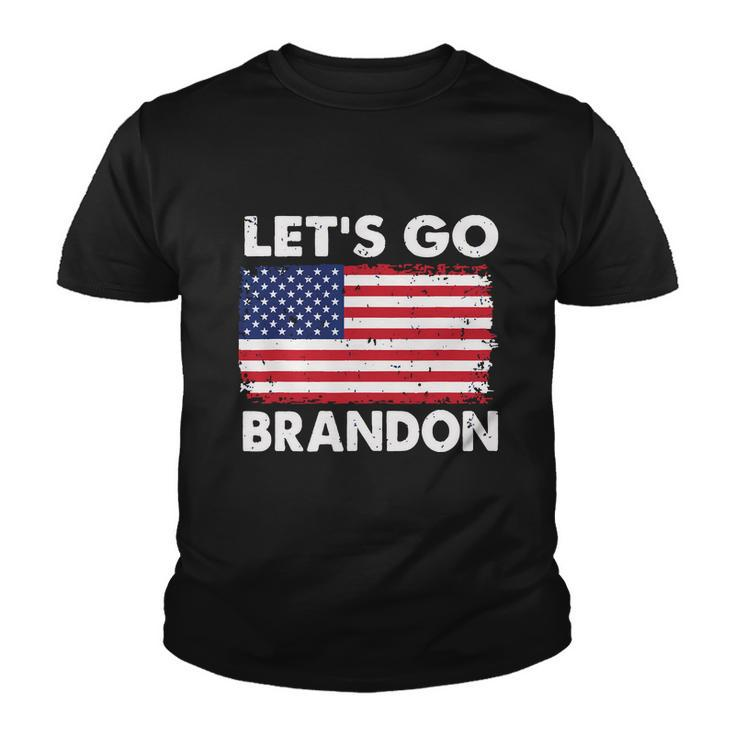 Lets Go Brandon  Lets Go Brandon Flag Youth T-shirt