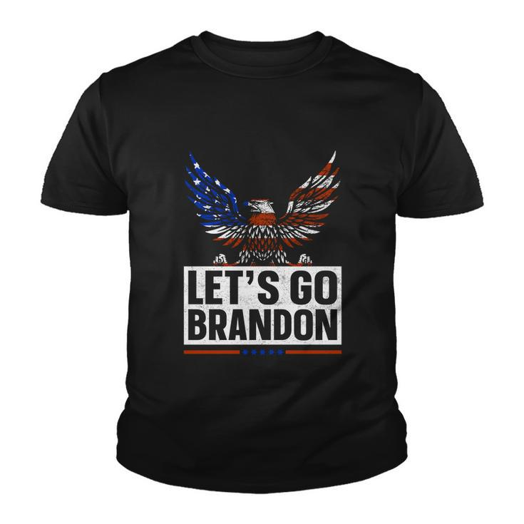 Lets Go Brandon Lets Go Brandon Lets Go Brandon Lets Go Brandon Tshirt Youth T-shirt