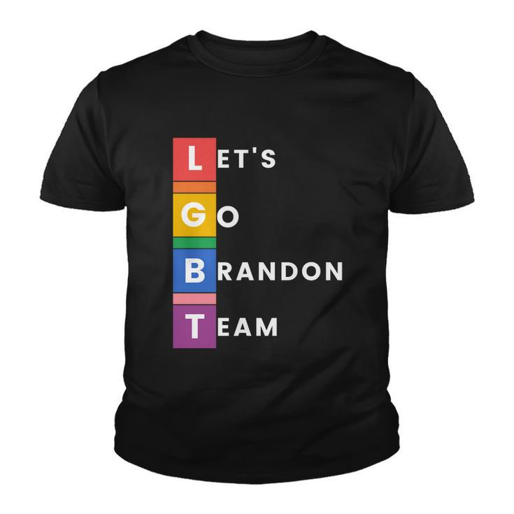 Lgbt Lets Go Brandon Team Funny Youth T-shirt