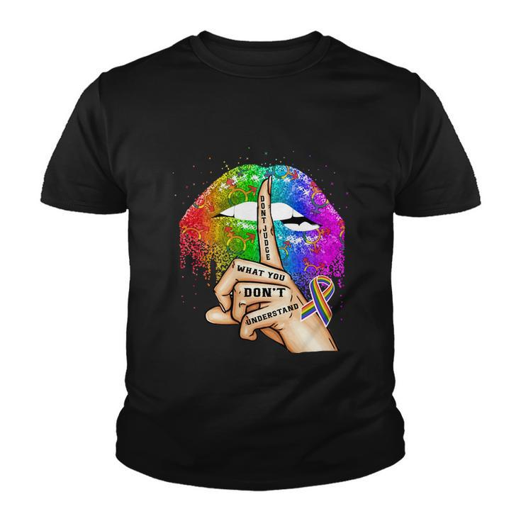 Lgbt Pride Dont Judge What You Dont Understand Youth T-shirt