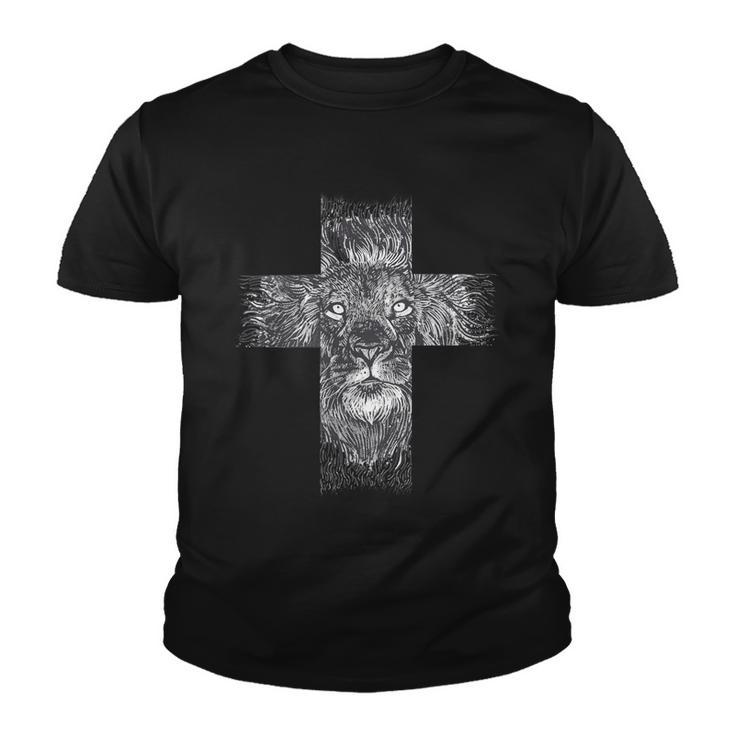 Lion Cross Youth T-shirt
