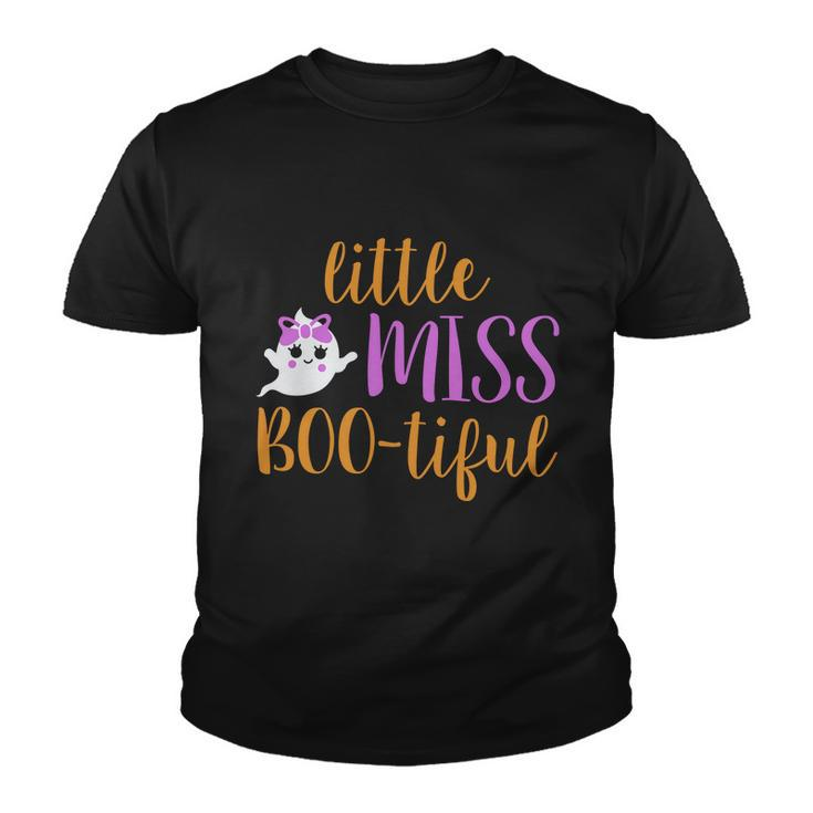 Little Miss Boo Tiful Halloween Quote Youth T-shirt