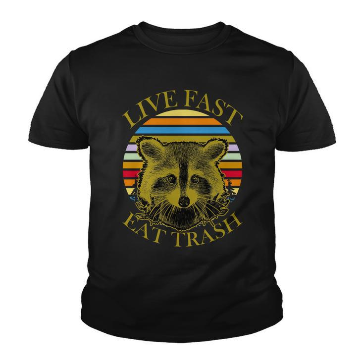 Live Fast Eat Trash V2 Youth T-shirt