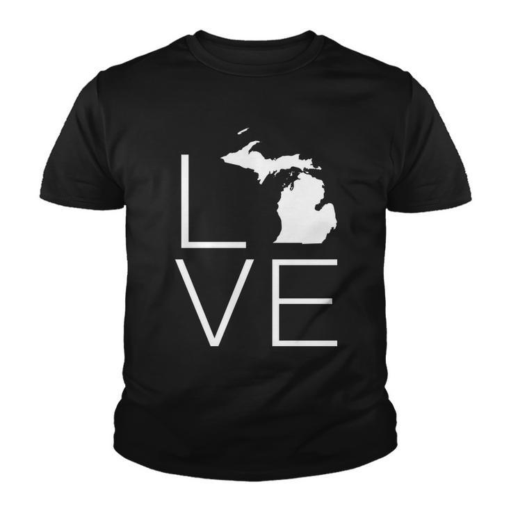 Love Michigan Youth T-shirt