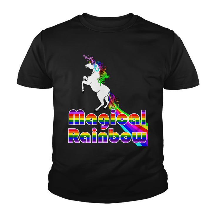 Magical Rainbow Unicorn Youth T-shirt