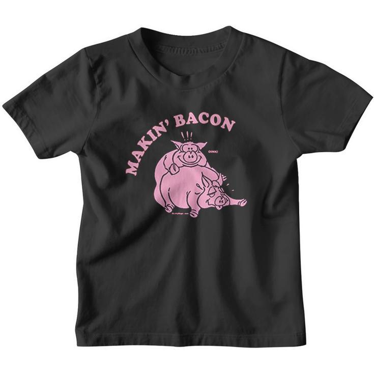 Makin Making Bacon Pig V2 Youth T-shirt