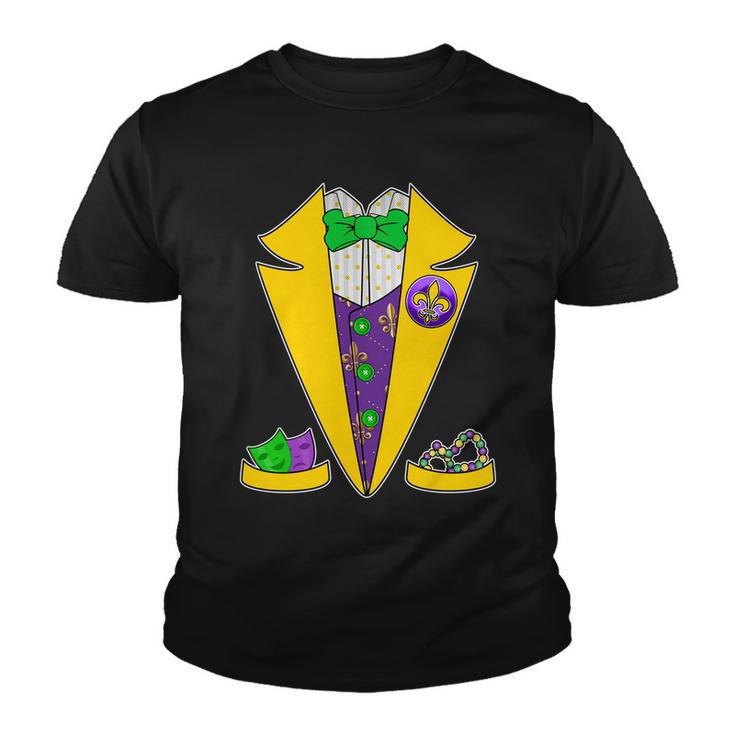 Mardi Gras Tuxedo V2 Youth T-shirt