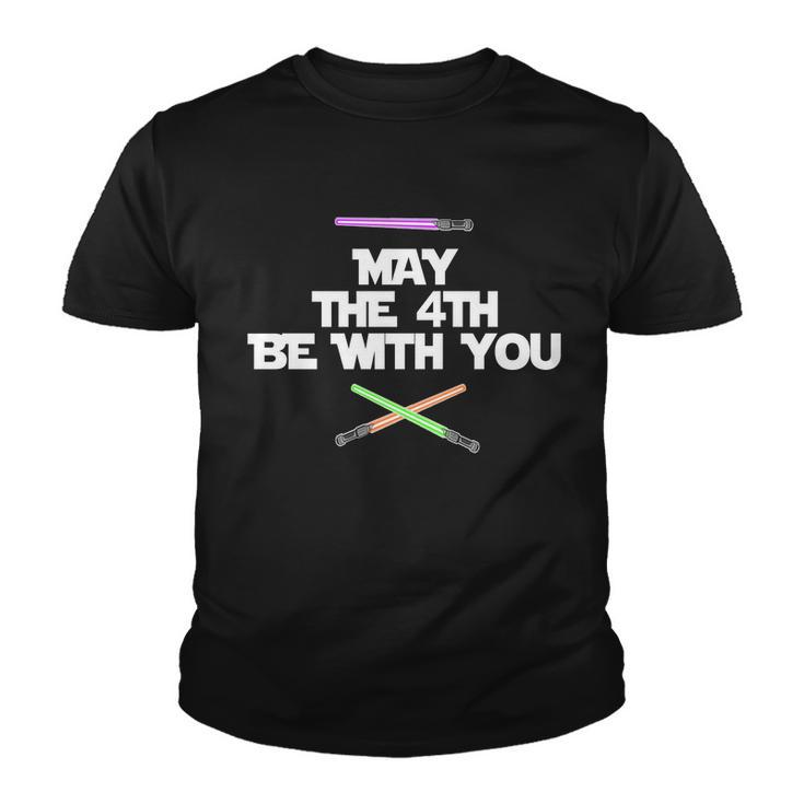 May The 4Th Be With You Lightsabers Youth T-shirt