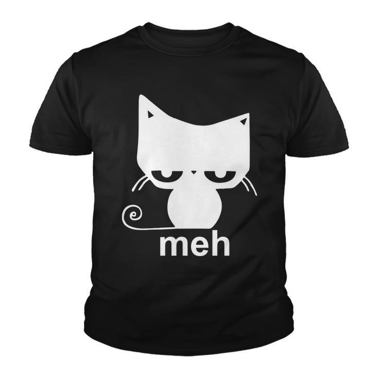 Meh Cat Funny Meme Youth T-shirt