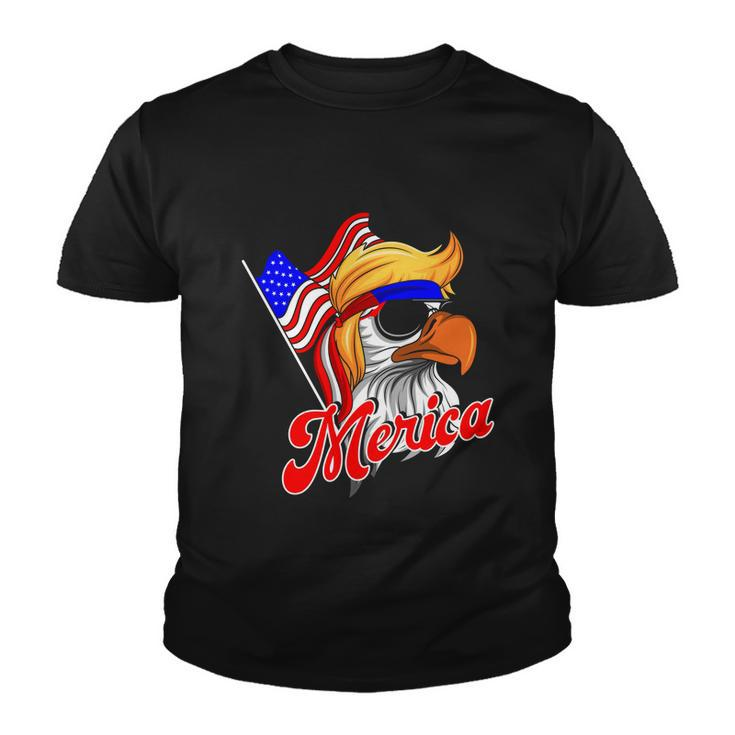 Merica Patriotic Eagle Mullet 4Th Of July American Flag Great Gift Youth T-shirt