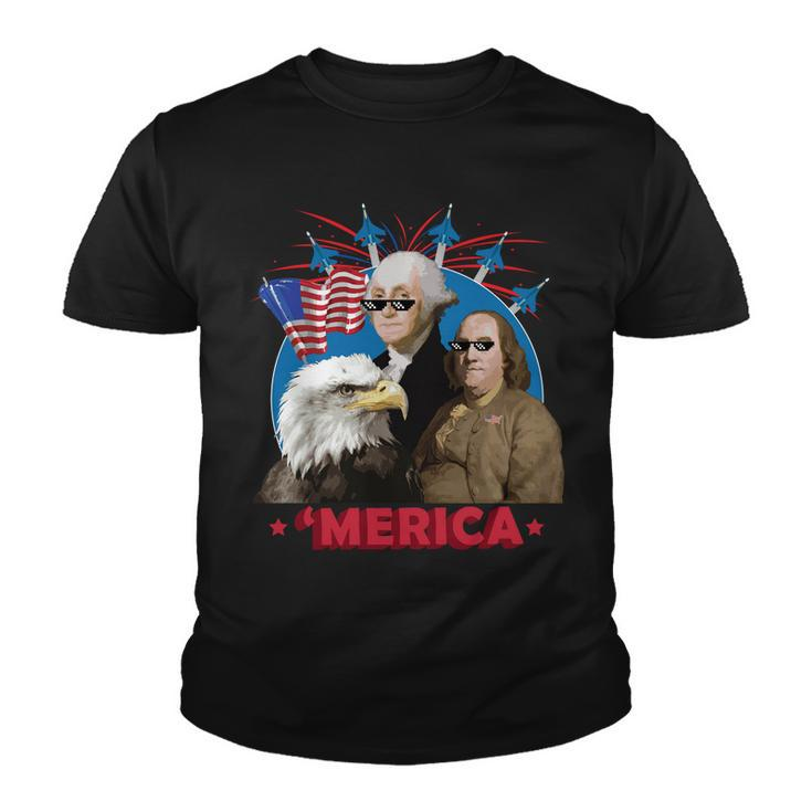 Merica Patriotic Party Youth T-shirt